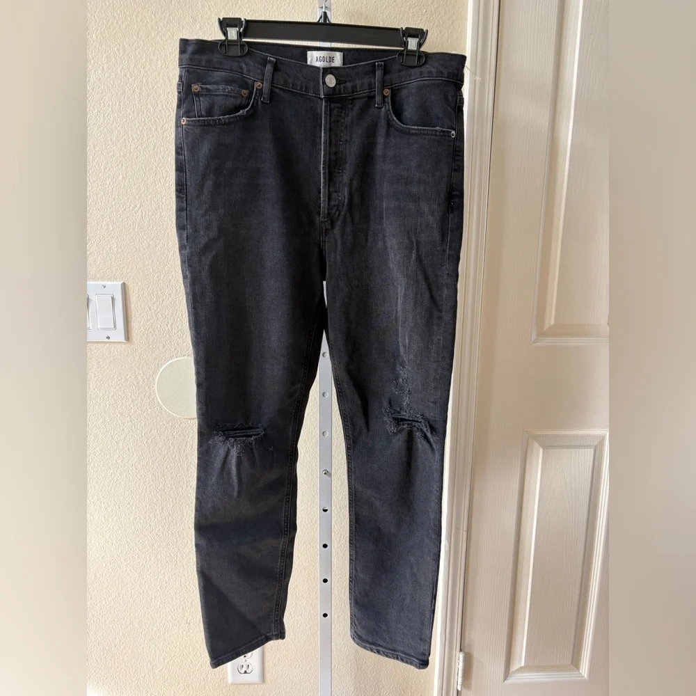 NWOT - Agolde Nico High Rise Slim in Cassette - Size 30 - Picture 5 of 7